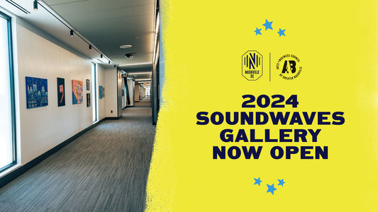 Celebrating Nashville's Vibrant Art Scene: Nashville Soccer Club's Soundwaves Gallery Returns for "Glory Music City" Exhibition