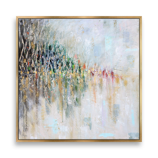"Beginning Anew" – Nature Inspired Abstract Giclée Canvas Wall Art Print