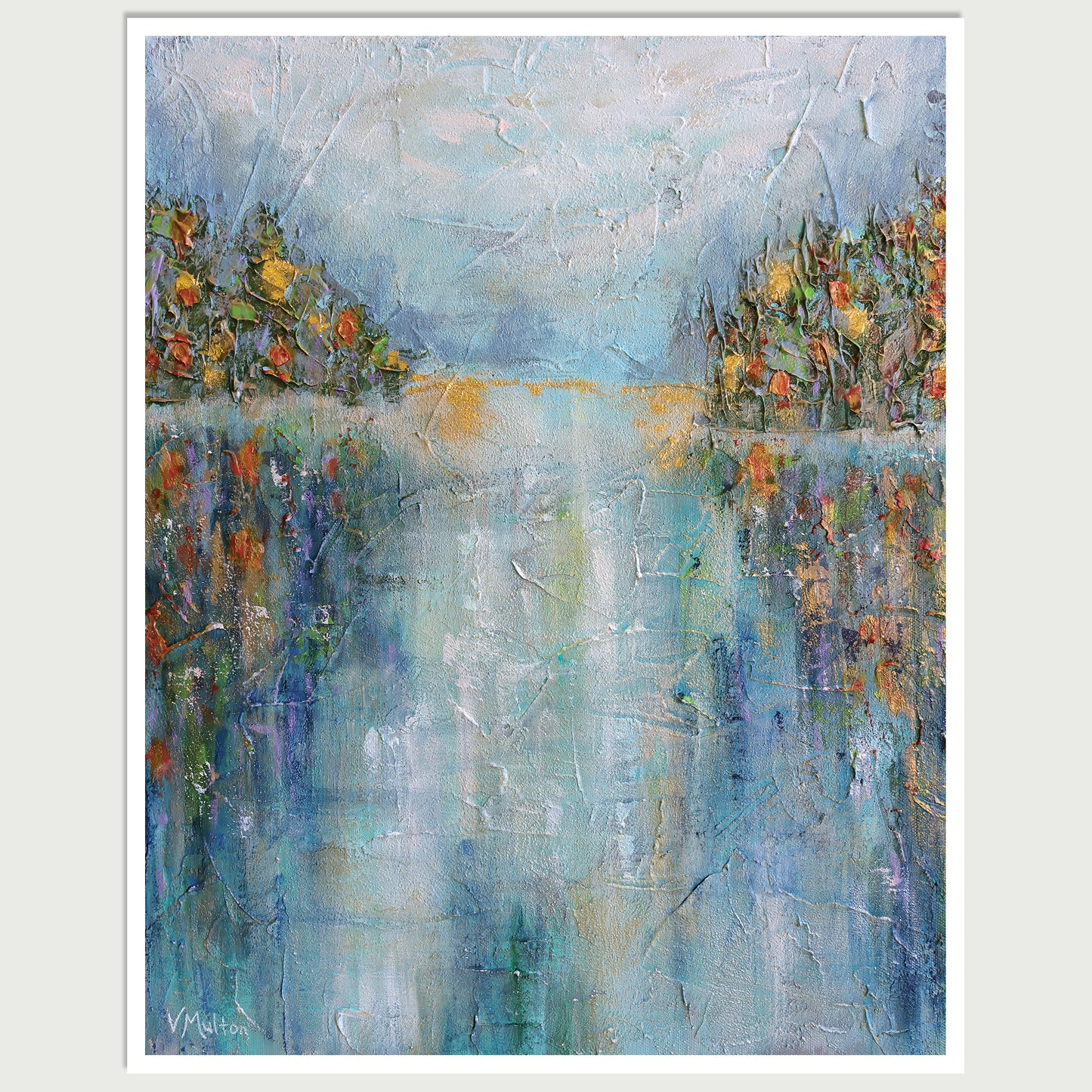 “Breaking Through” Abstract Landscape Giclée Art Print