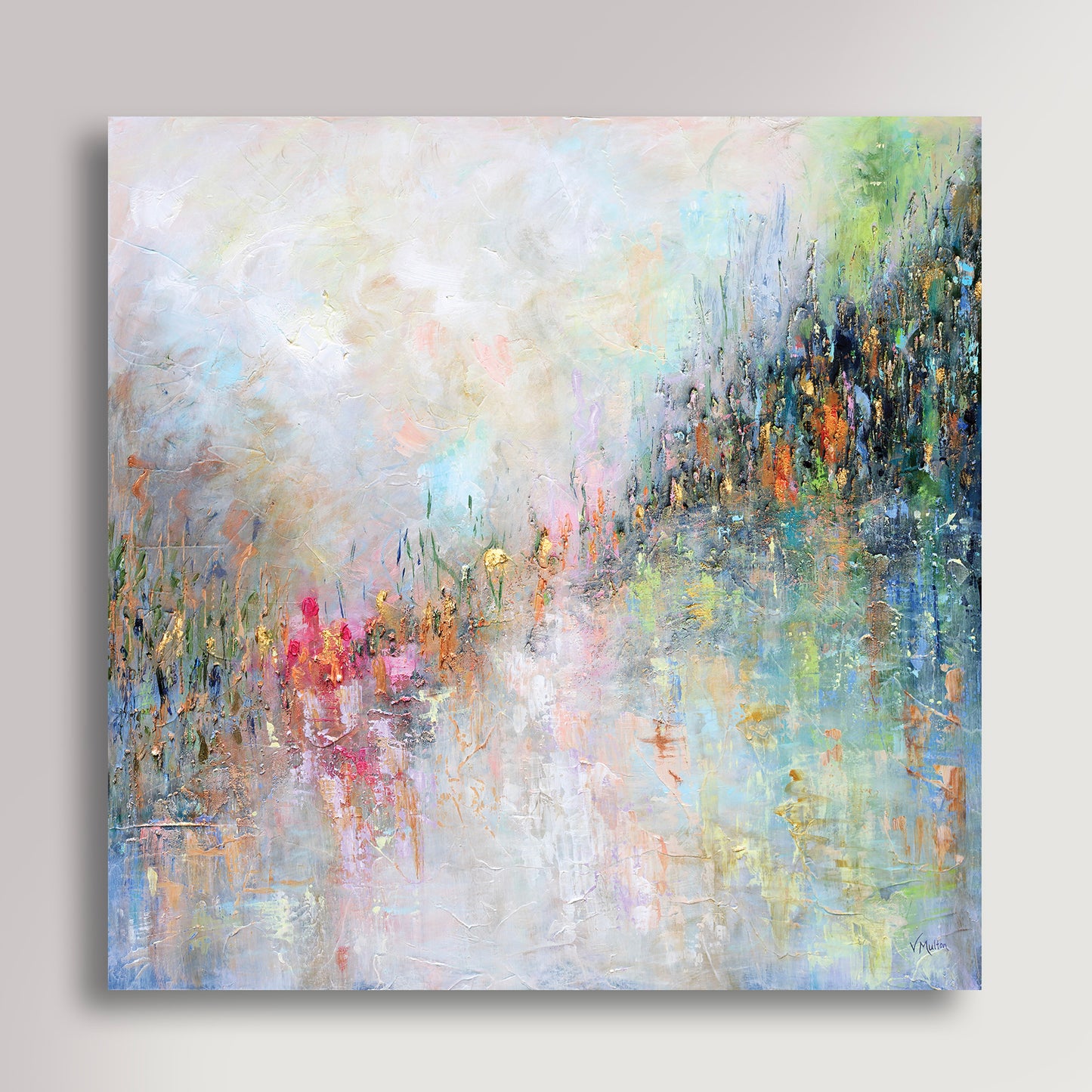 "Burst of Life" Giclee Print on Canvas Wall Art