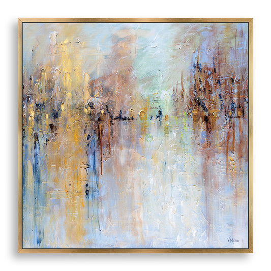 "Catch the Sun" – Abstract Landscape Giclée Canvas Wall Art Print