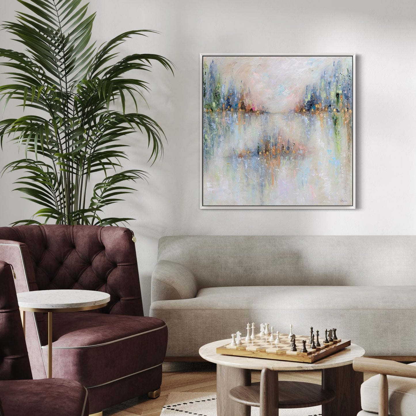 "Ethereal Radiance" Giclee Print on Canvas Wall Art