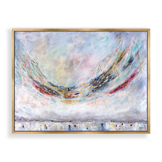 "Symphony in Air" – Modern Abstract Landscape Giclée Canvas Wall Art Print