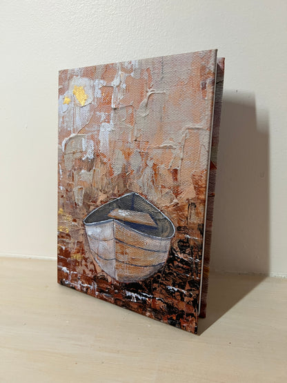 Collector’s Boat Art Gift Box - Includes: Embellished Print, Journal & Notecards