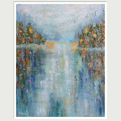 “Breaking Through” Abstract Landscape Giclée Art Print