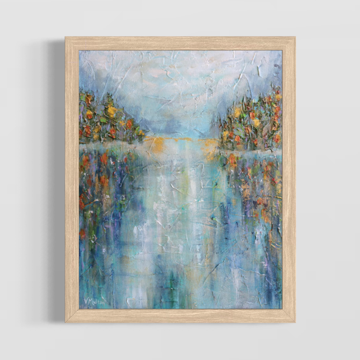 “Breaking Through” Abstract Landscape Giclée Art Print