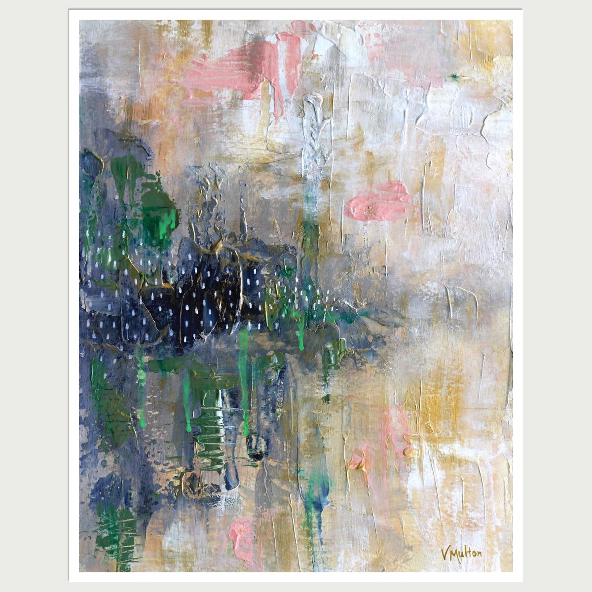 “Emerald Inlet” Abstract Landscape Giclée Art Print