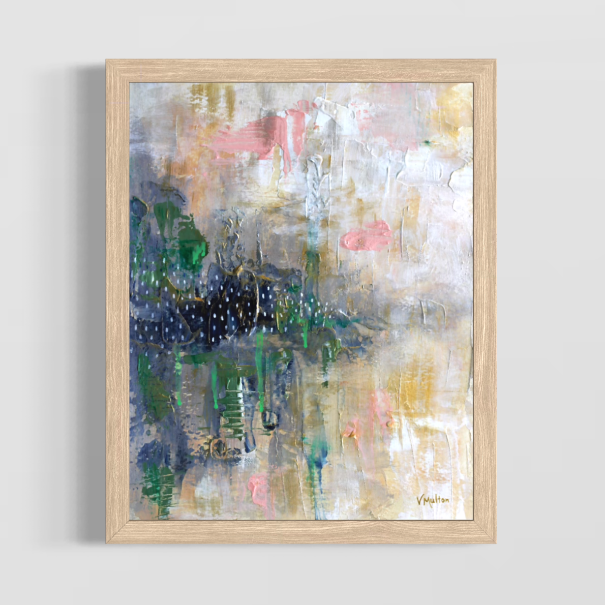 “Emerald Inlet” Abstract Landscape Giclée Art Print