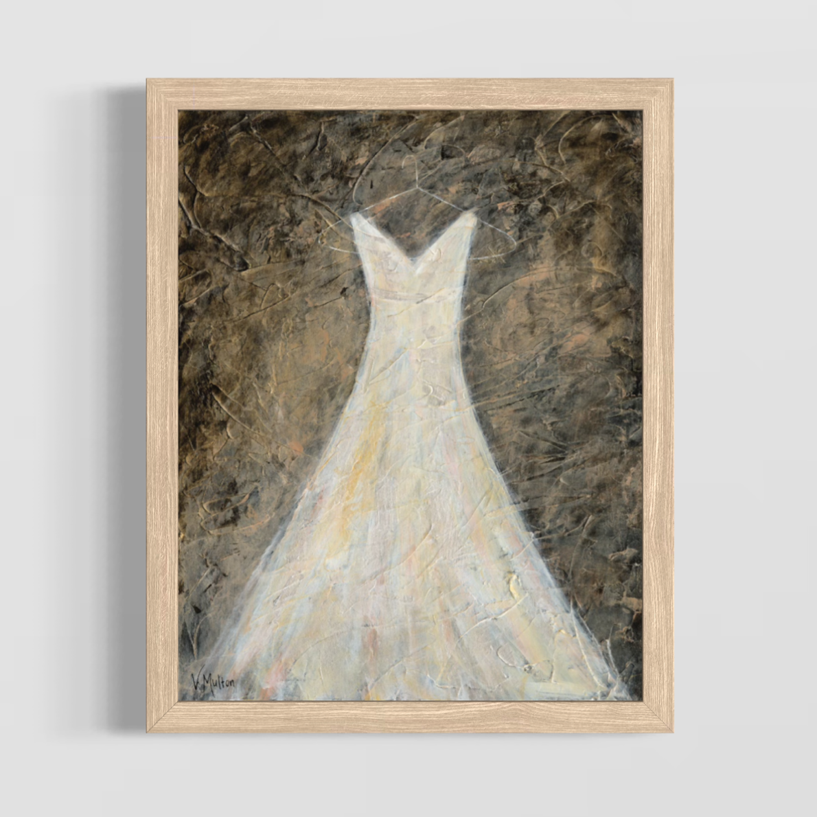 “Ever After” White Dress Giclée Art Print
