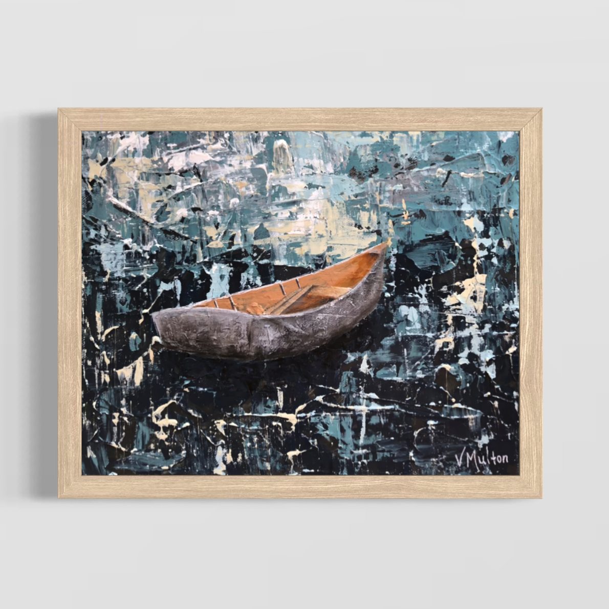 “Fate of Forecast” Peaceful Boat Giclée Art Print