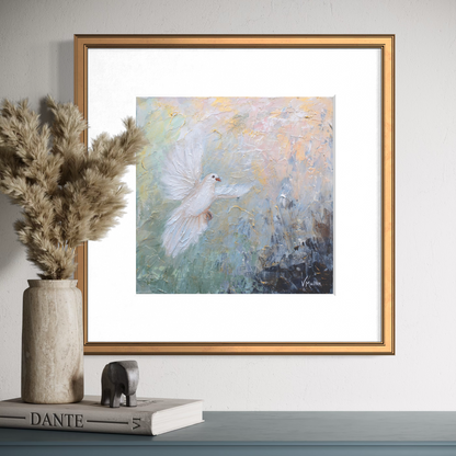 “Peace & Understanding” Square Inspirational Giclée Art Print