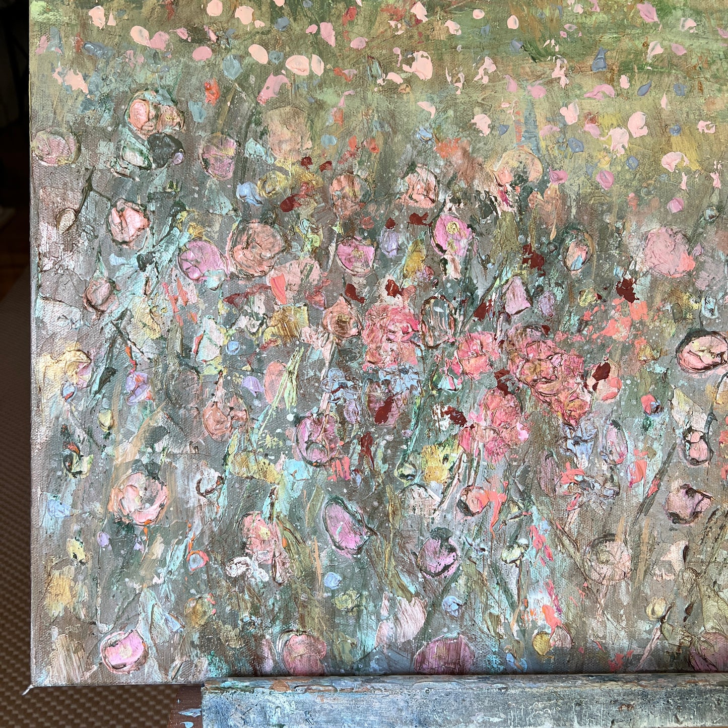 Petals Drift on a Breeze | 36 x 36