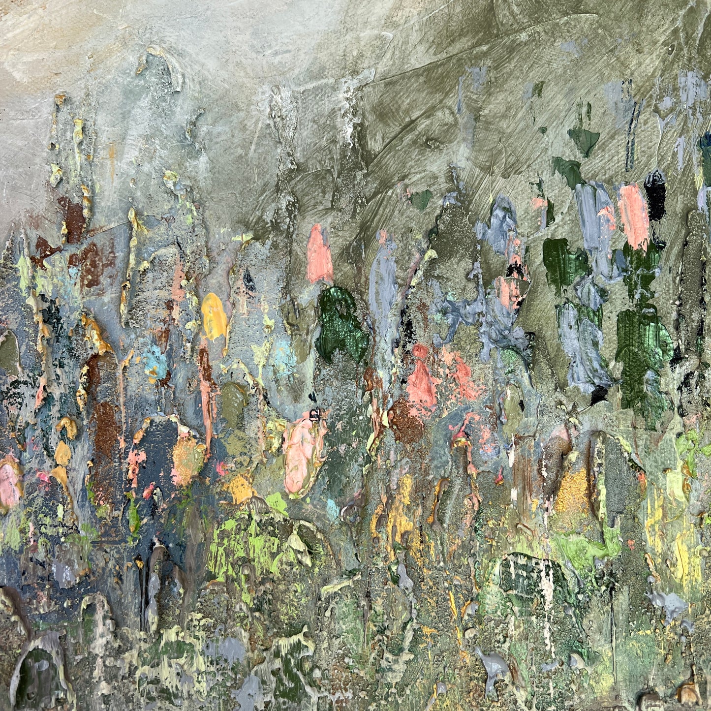 Petals Drift on a Breeze | 36 x 36