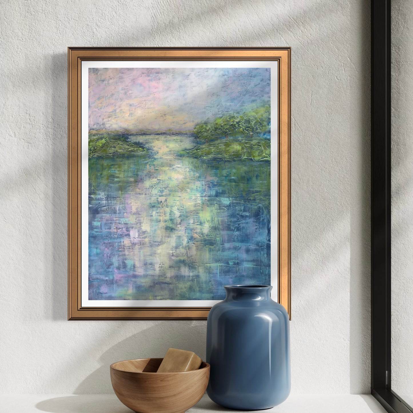 “Impression of Serenity" Impressionist Landscape Giclée Art Print