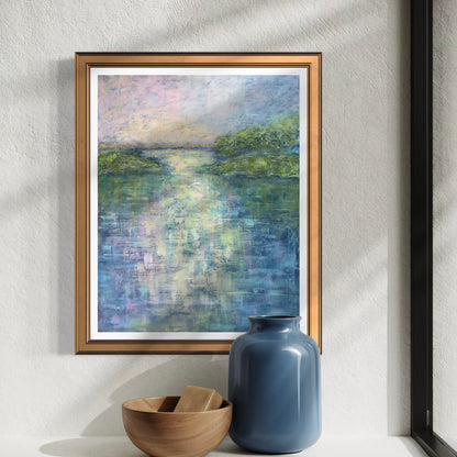 “Impression of Serenity" Impressionist Landscape Giclée Art Print