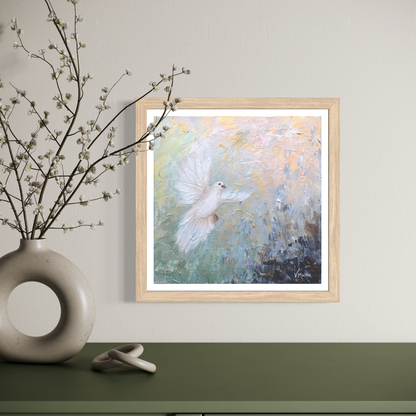 “Peace & Understanding” Square Inspirational Giclée Art Print