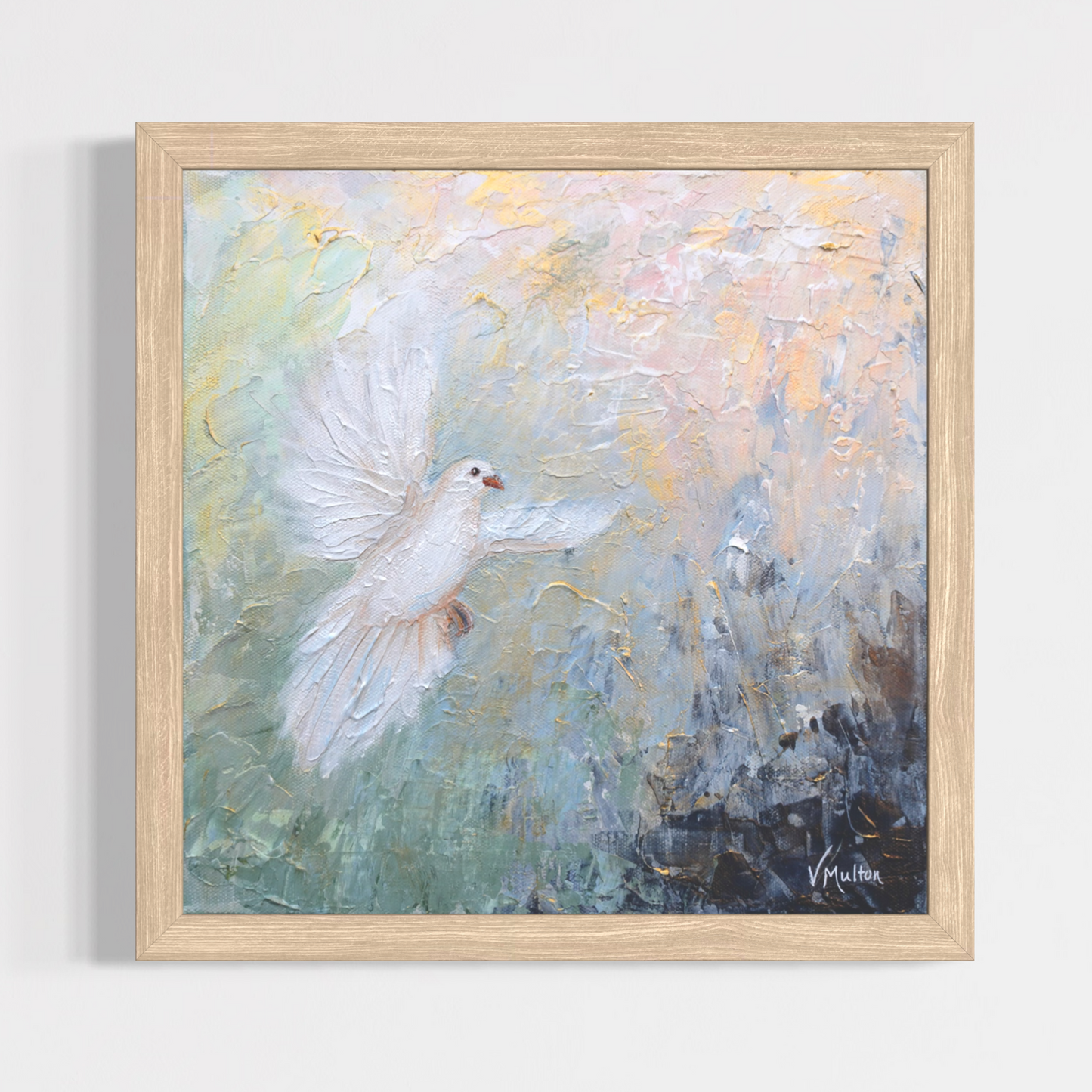 “Peace & Understanding” Square Inspirational Giclée Art Print