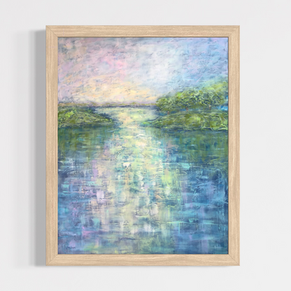 “Impression of Serenity" Impressionist Landscape Giclée Art Print