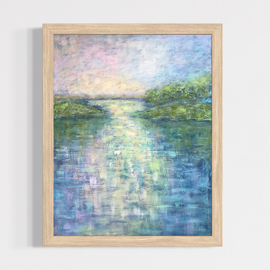 “Impression of Serenity" Impressionist Landscape Giclée Art Print