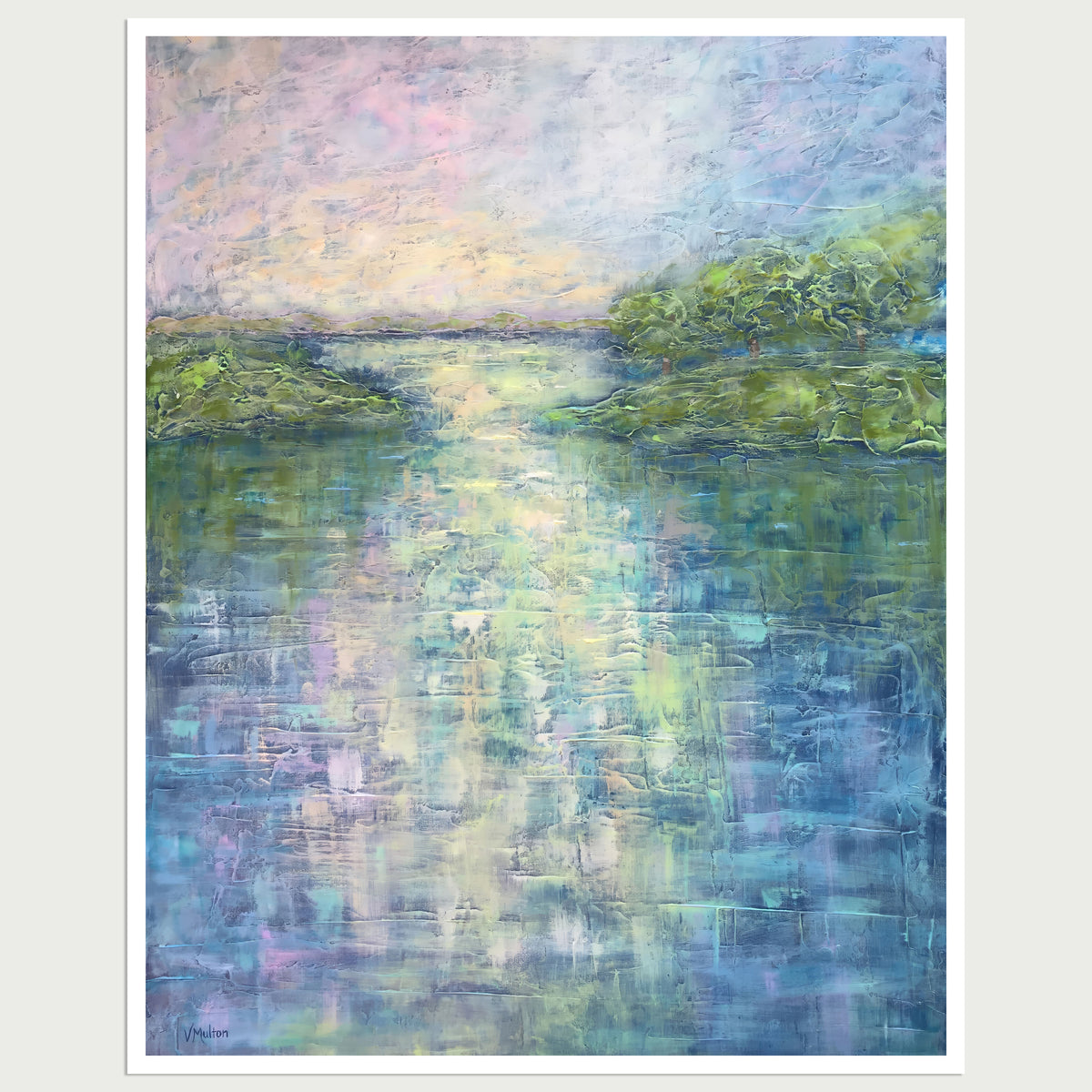“Impression of Serenity" Impressionist Landscape Giclée Art Print