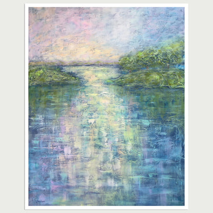 “Impression of Serenity" Impressionist Landscape Giclée Art Print