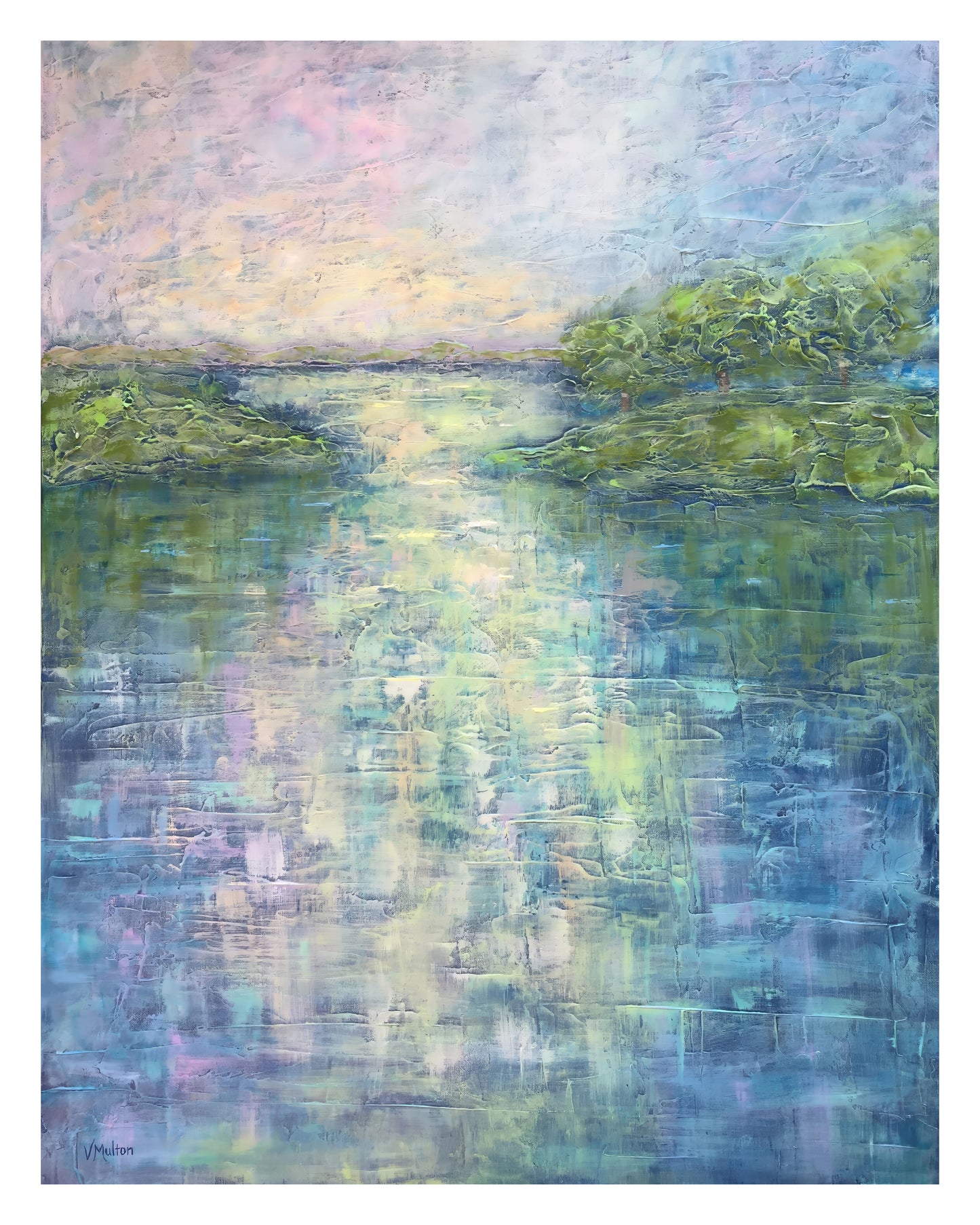 “Impression of Serenity" Impressionist Landscape Giclée Art Print