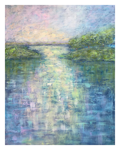 “Impression of Serenity" Impressionist Landscape Giclée Art Print