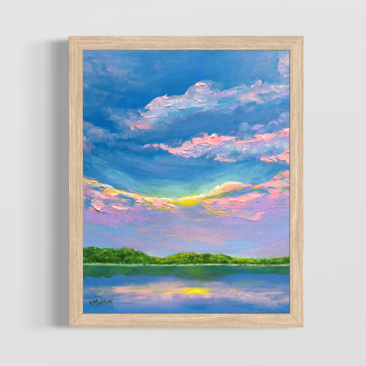 “Lavender Sky” Abstract Landscape Giclée Art Print