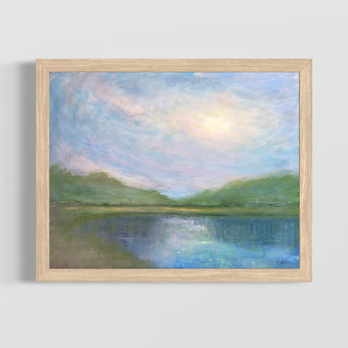 “Nature in Repose” Abstract Landscape Giclée Art Print