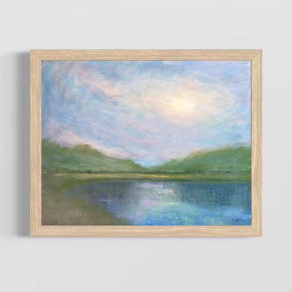 “Nature in Repose” Abstract Landscape Giclée Art Print