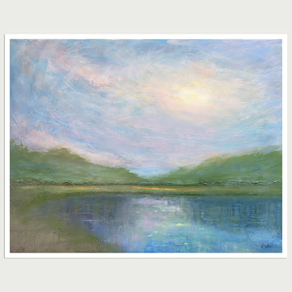 “Nature in Repose” Abstract Landscape Giclée Art Print