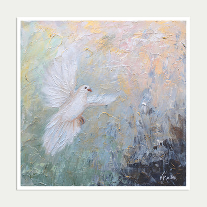 “Peace & Understanding” Square Inspirational Giclée Art Print