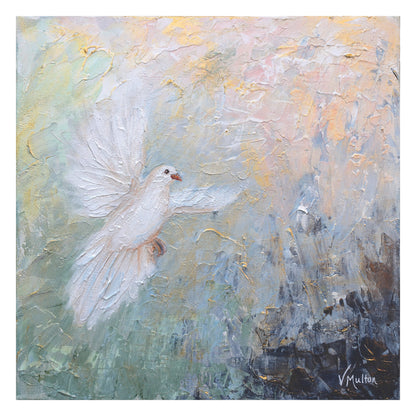 “Peace & Understanding” Square Inspirational Giclée Art Print