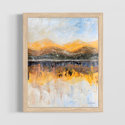 “Refuge” Abstract Landscape Giclée Art Print