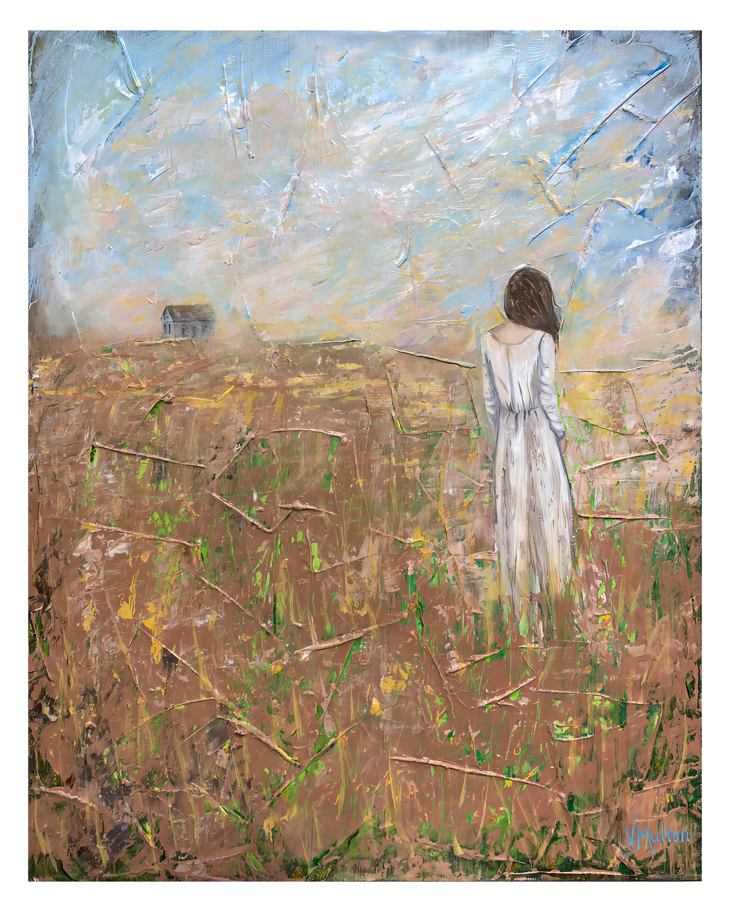 “Seeking Solace" Serene Figure Giclée Art Print