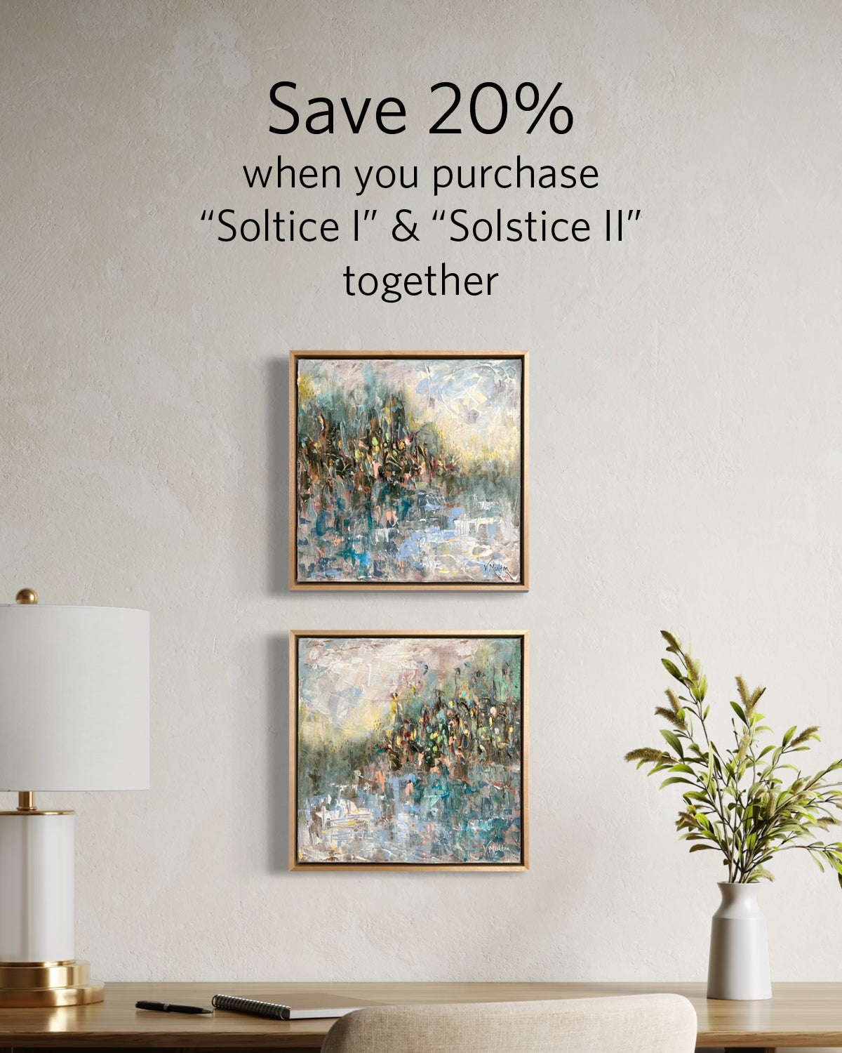 Solstice I | 12 x 12 | Original Framed Painting