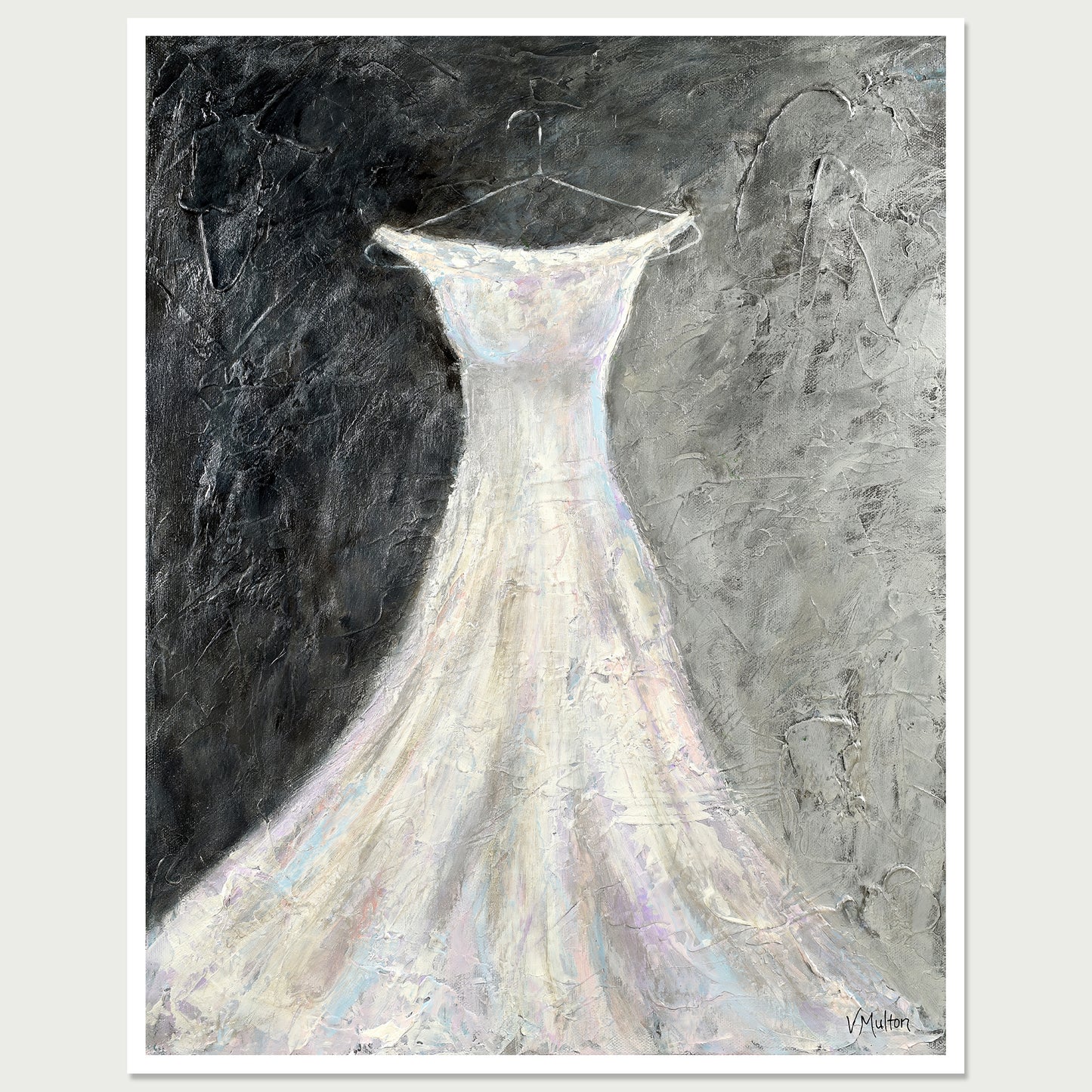 “The Perfect Day” White Dress Giclée Art Print