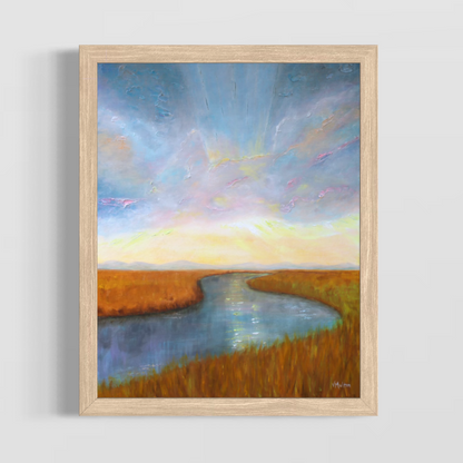 “Uplifting” Abstract Landscape Giclée Art Print